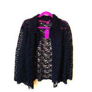 Black blouse.